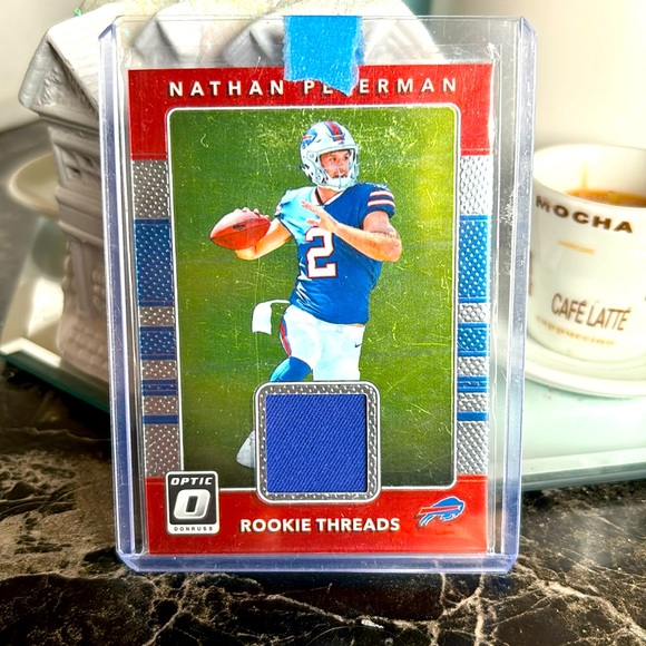 3 Nathan Peterman Patch Sports Cards - Picture 1 of 3
